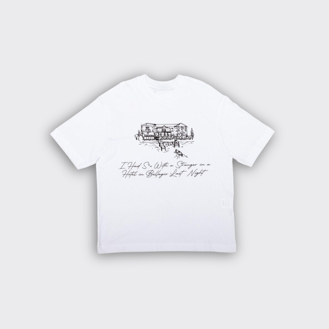 "BELLAGIO" White T-Shirt